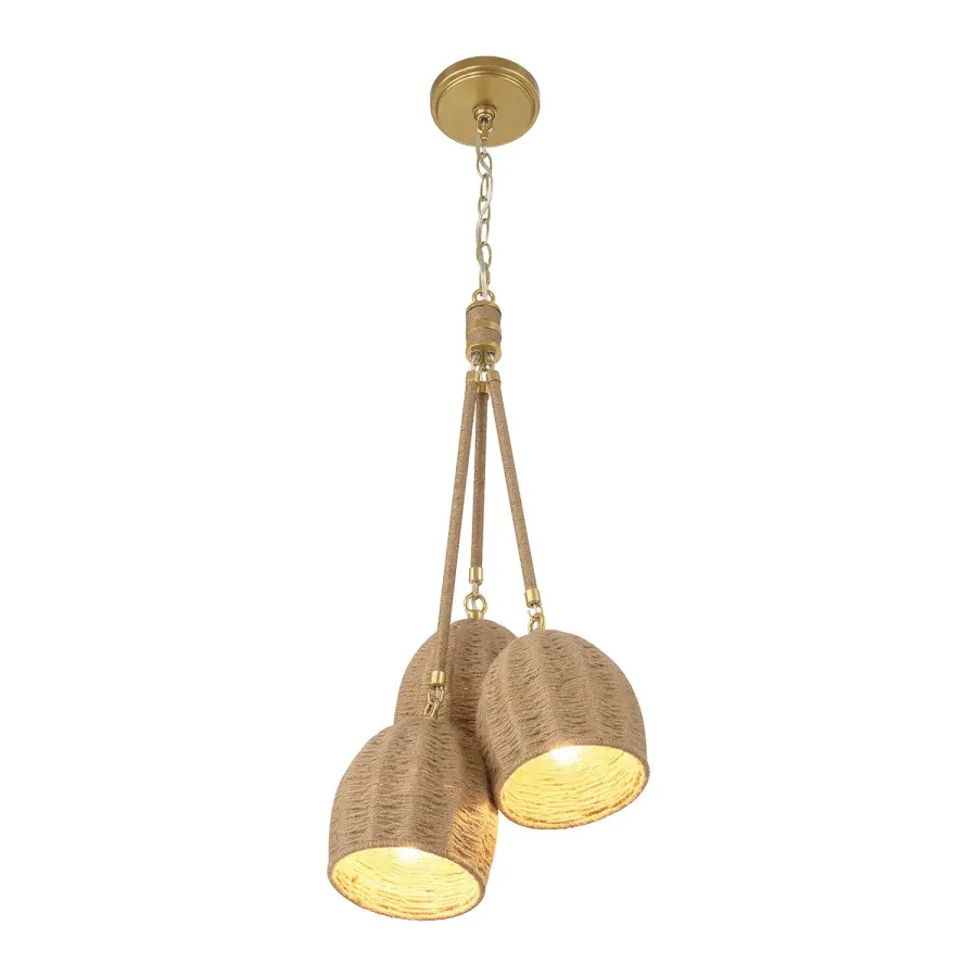Jace 11" LED Pendant in Soft Gold - Image 4