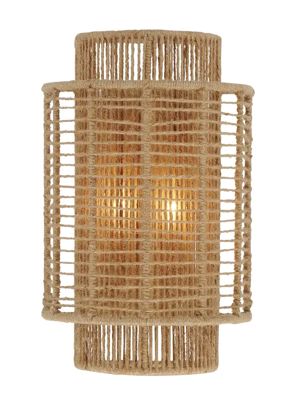 Jayna 10" Natural Jute Sconce - Image 2