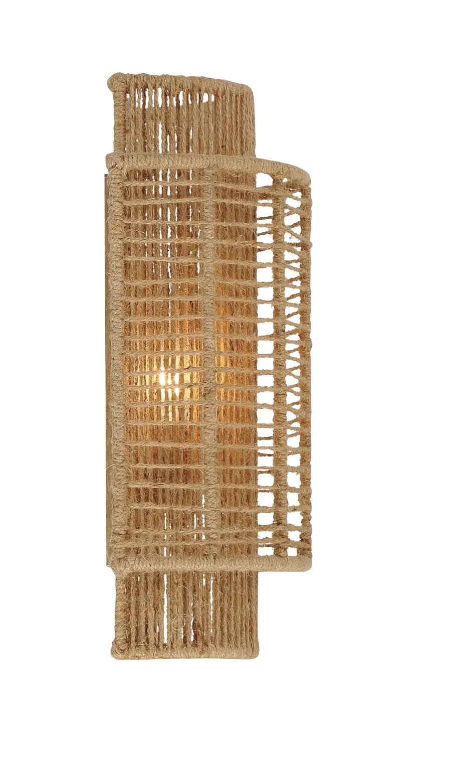 Jayna 10" Natural Jute Sconce - Image 3