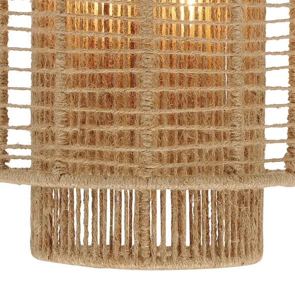 Jayna 10" Natural Jute Sconce - Image 4
