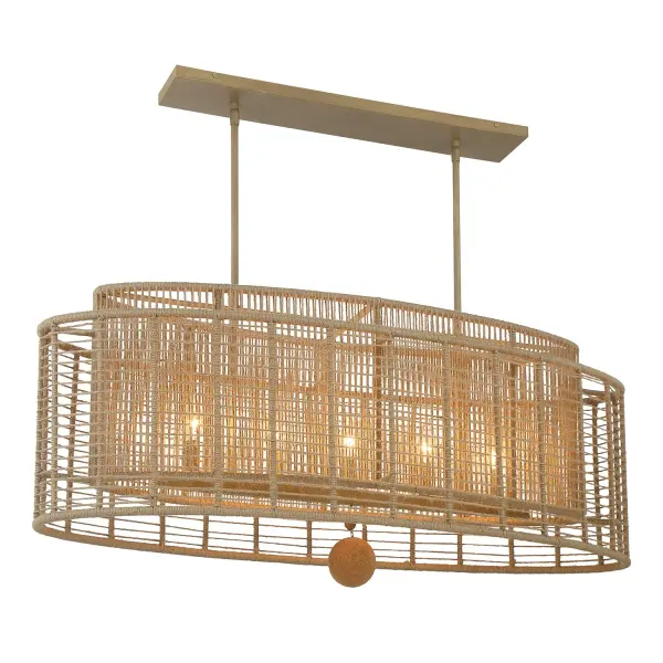Jayna Linear Oval Chandelier - Image 1