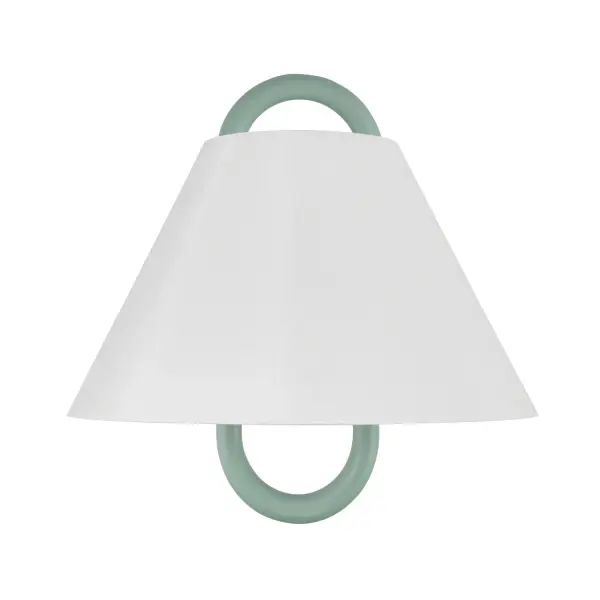 Jojo 11.75" Wall Sconce in Vibrant Gold with Blush Shade - Image 2