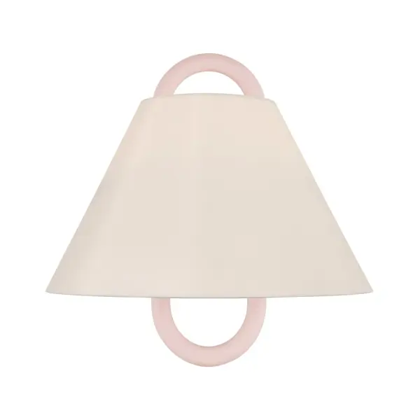 Jojo 11.75" Wall Sconce in Vibrant Gold with Blush Shade - Image 15