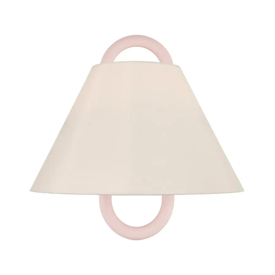 Jojo 11.75" Wall Sconce in Vibrant Gold with Blush Shade - Image 15