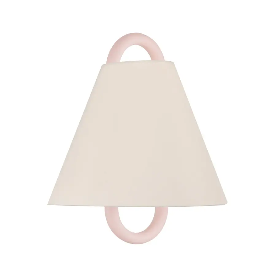 Jojo 11.75" Wall Sconce in Vibrant Gold with Blush Shade - Image 17