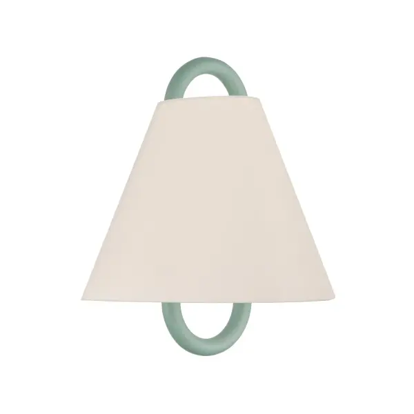 Jojo 11.75" Wall Sconce in Vibrant Gold with Blush Shade - Image 3