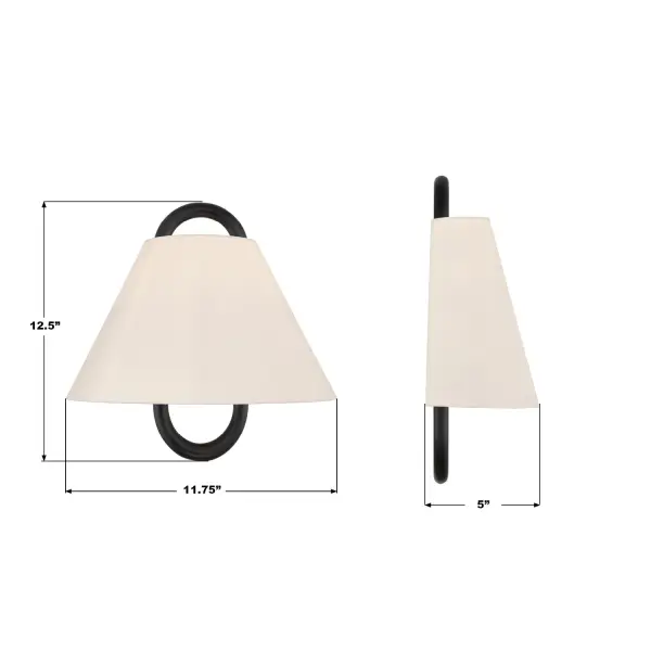 Jojo 11.75" Wall Sconce in Vibrant Gold with Blush Shade - Image 28