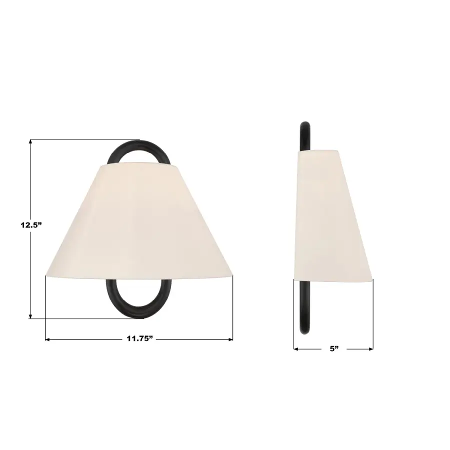 Jojo 11.75" Wall Sconce in Vibrant Gold with Blush Shade - Image 28
