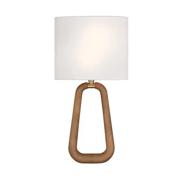 Jori 10" Wall Sconce in Aged Brass with Blush Shade - Image 1