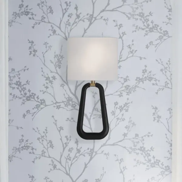Jori 10" Wall Sconce in Aged Brass with Blush Shade - Image 26