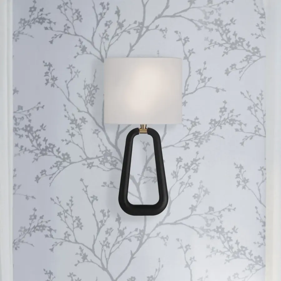 Jori 10" Wall Sconce in Aged Brass with Blush Shade - Image 26