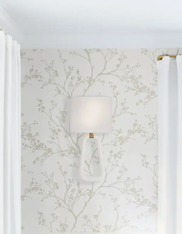 Jori 10" Wall Sconce in Aged Brass with Blush Shade - Image 33