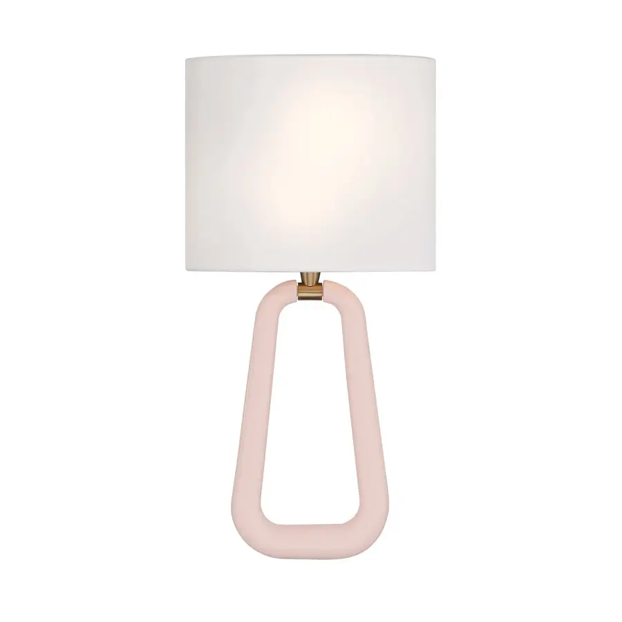 Jori 10" Wall Sconce in Aged Brass with Blush Shade - Image 35