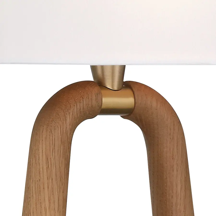 Jori 10" Wall Sconce in Aged Brass with Blush Shade - Image 5
