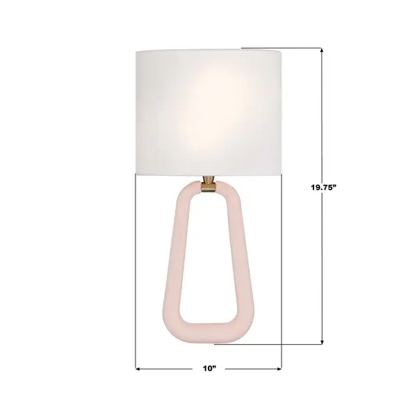 Jori 10" Wall Sconce in Aged Brass with Blush Shade - Image 41