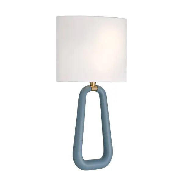 Jori 10" Wall Sconce in Aged Brass with Blush Shade - Image 10