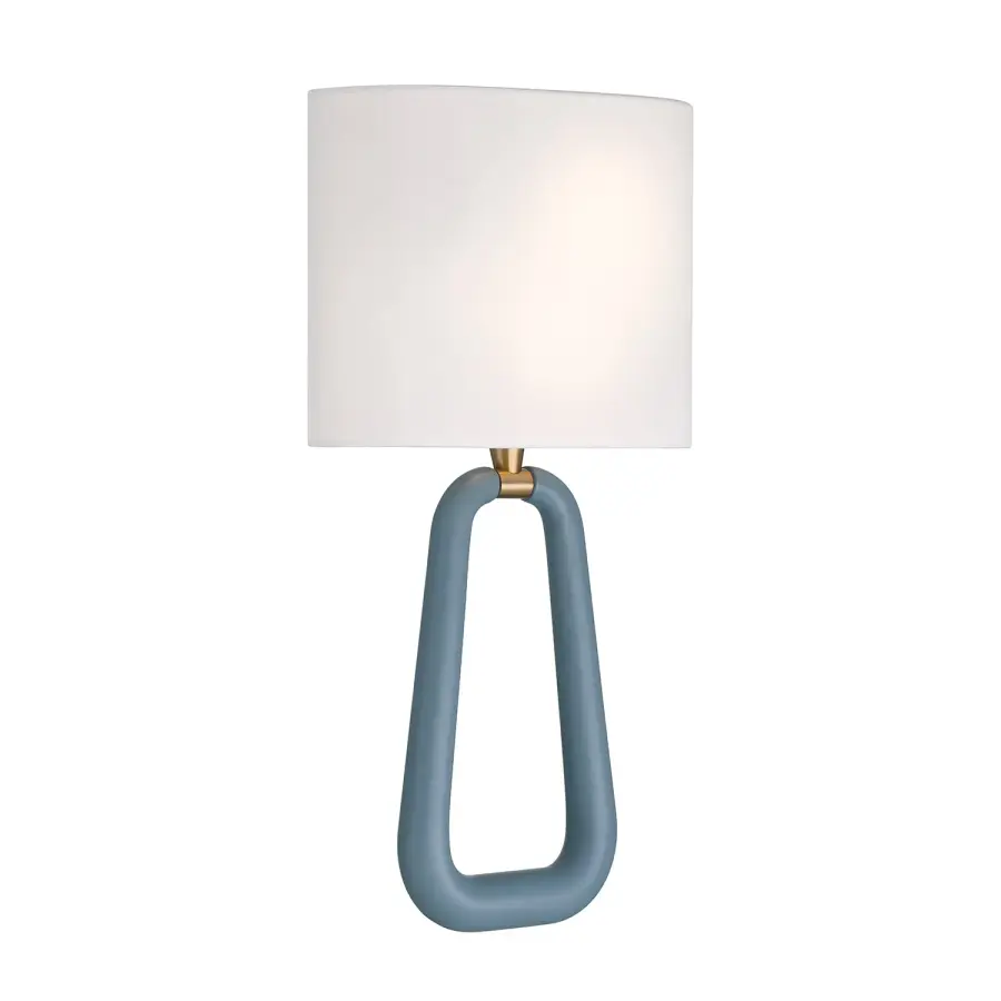 Jori 10" Wall Sconce in Aged Brass with Blush Shade - Image 10