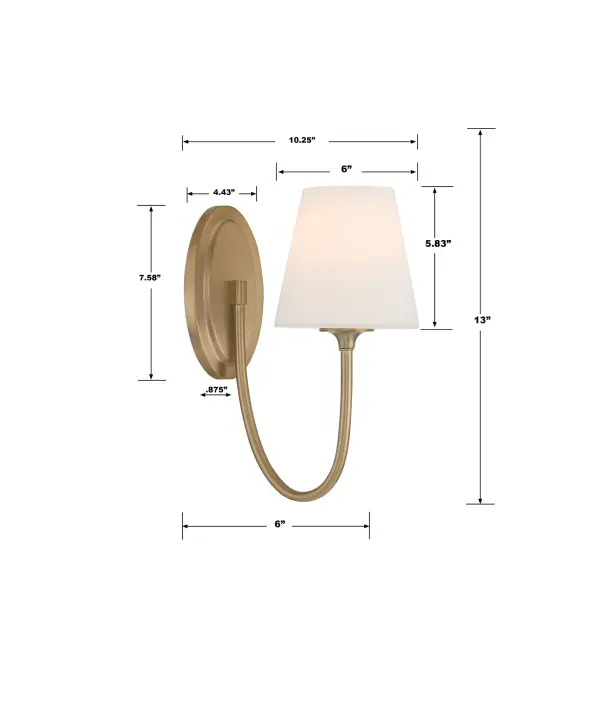 Juno 6" Wall Sconce - Image 9