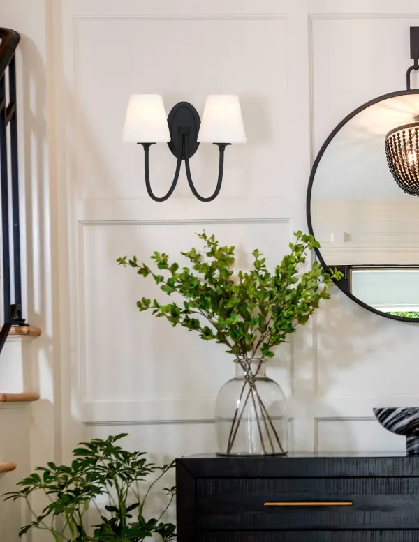 Juno 15" Black Forged Sconce - Image 16