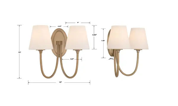 Juno 15" Black Forged Sconce - Image 7