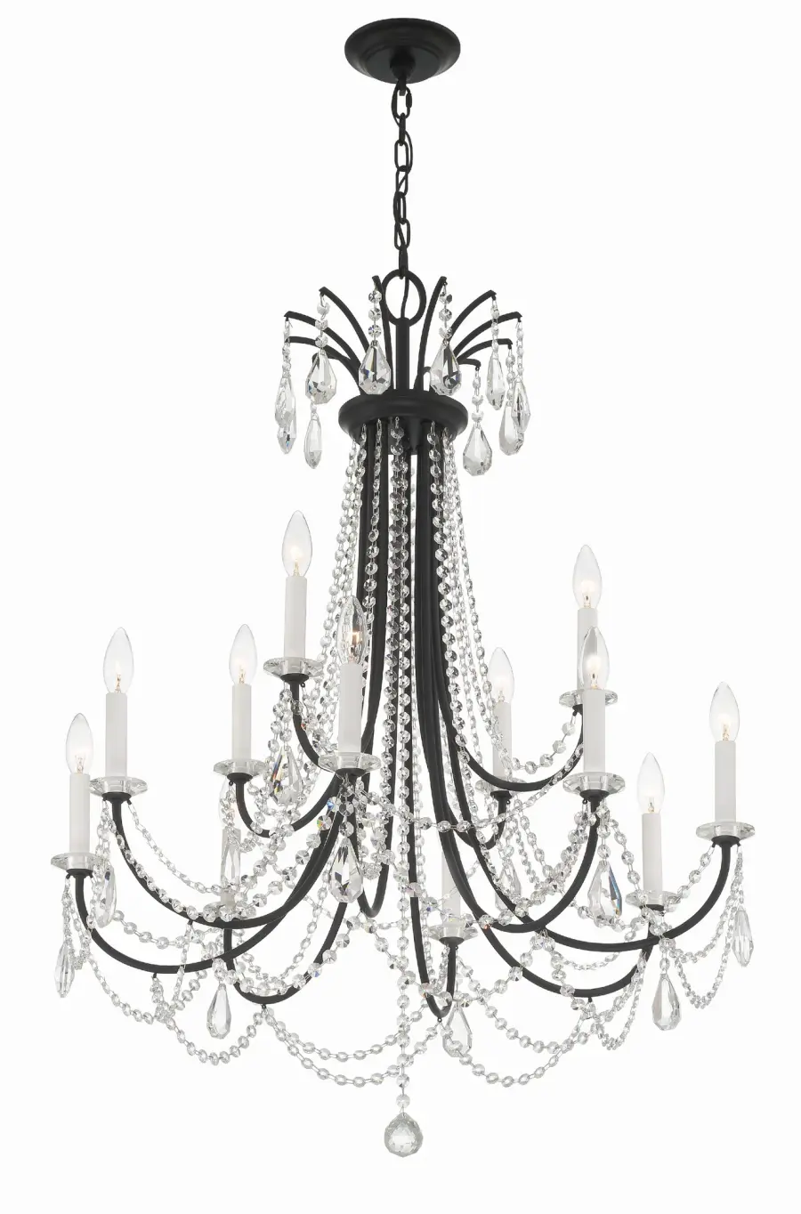 Karrington 30" Crystal Chandelier - Image 11
