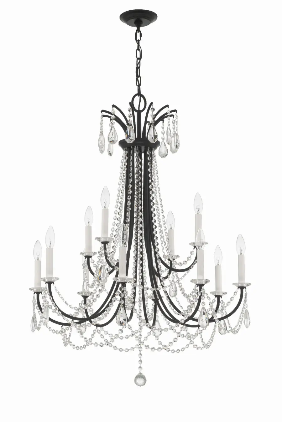 Karrington 30" Crystal Chandelier - Image 12