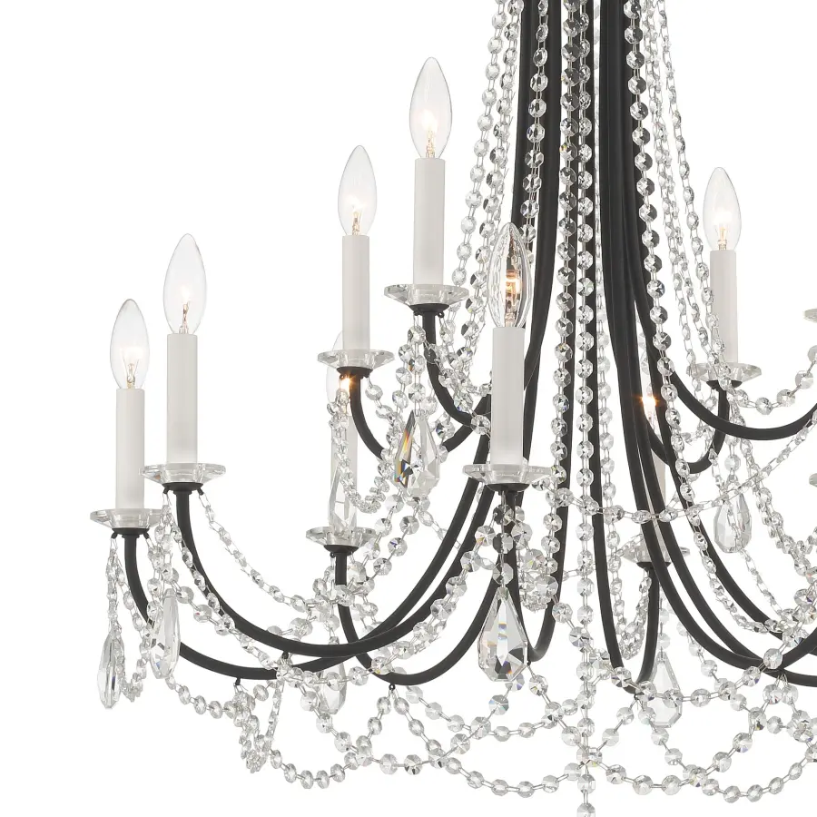 Karrington 30" Crystal Chandelier - Image 14