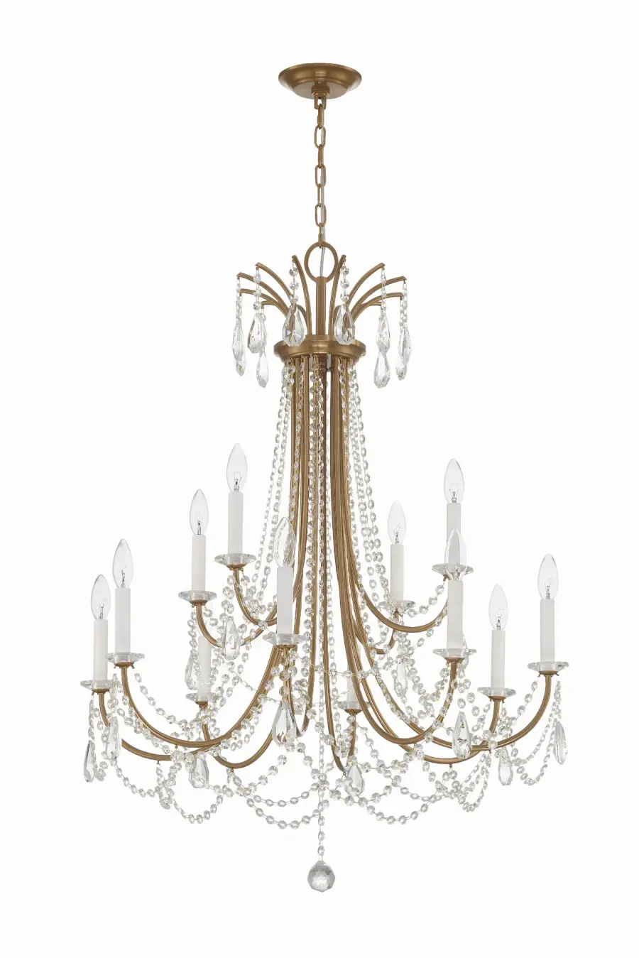 Karrington 30" Crystal Chandelier - Image 3