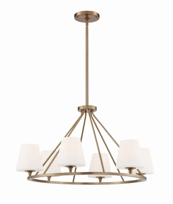 Keenan 31.25" Chandelier in Vibrant Gold - Image 1
