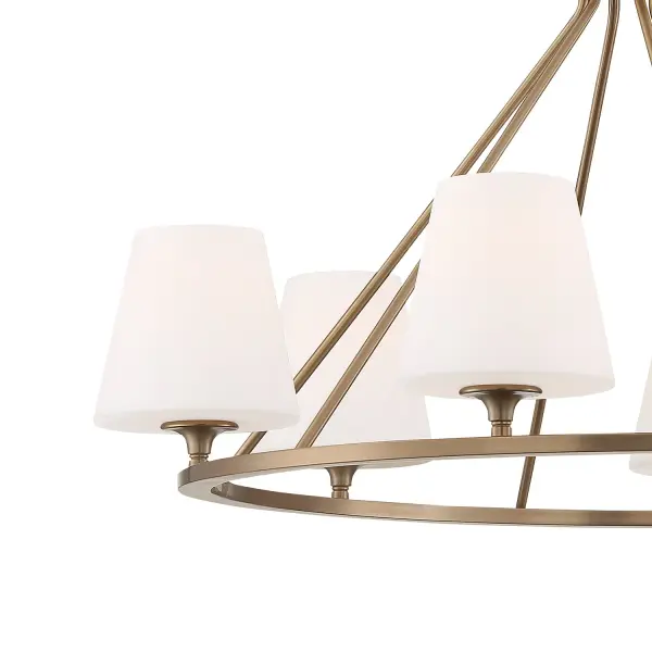Keenan 31.25" Chandelier in Vibrant Gold - Image 2