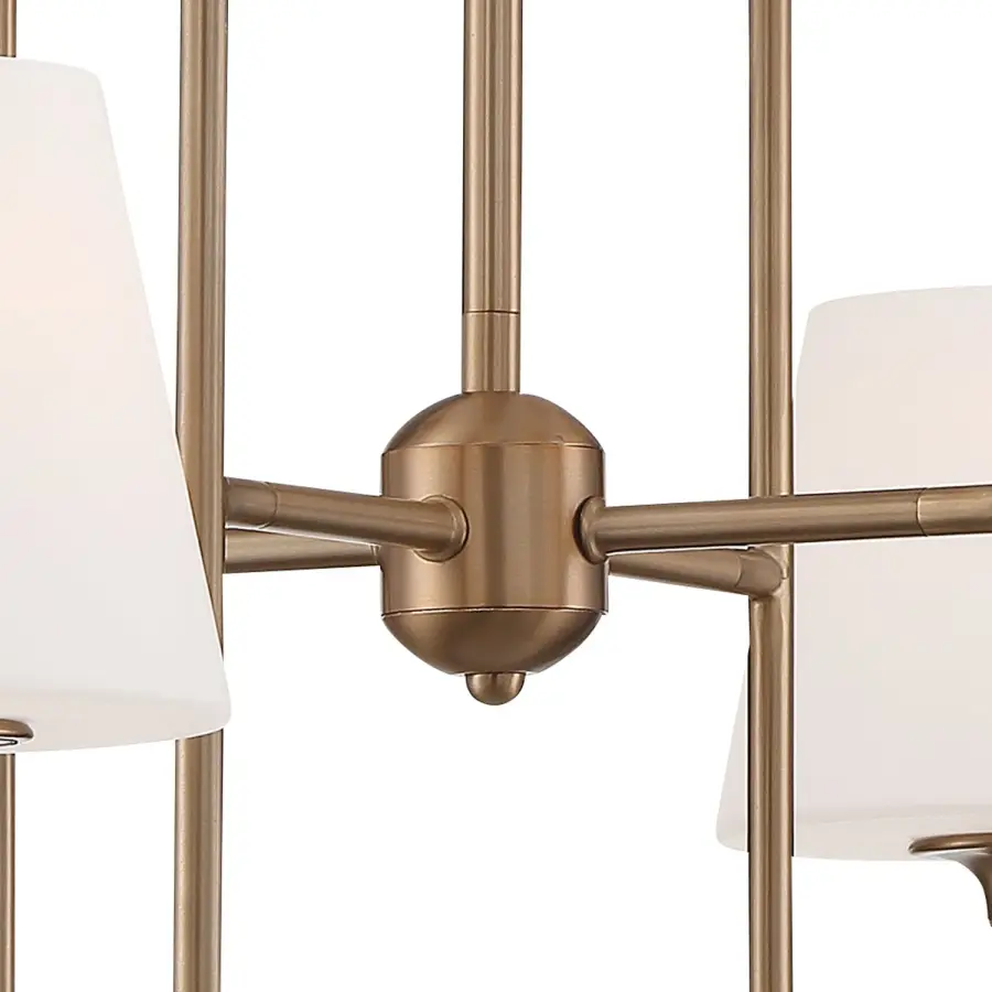 Keenan 28" Chandelier in Black Forged - Image 2