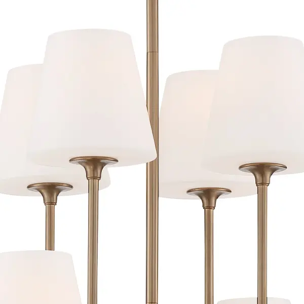 Keenan 28" Chandelier in Black Forged - Image 4