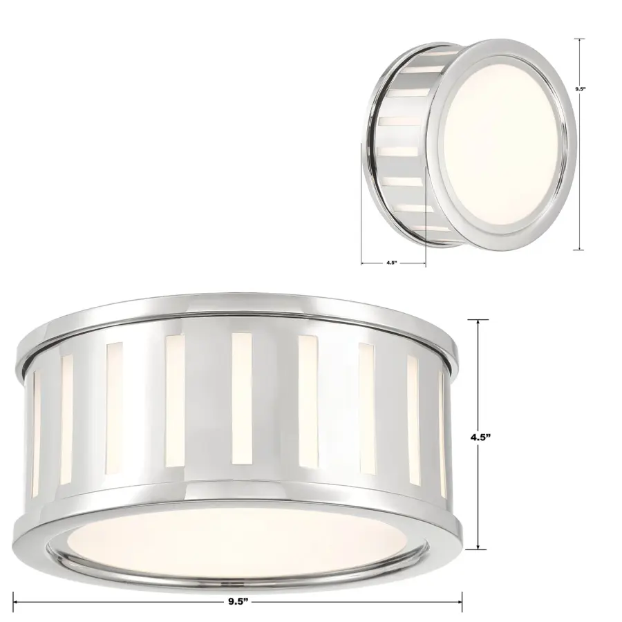 Kendal 9.5" Flush Mount in Black Forged - Image 23