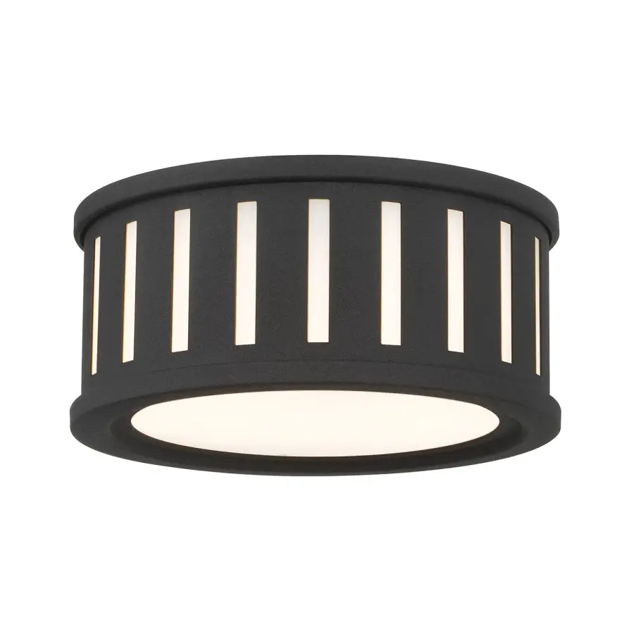 Kendal 9.5" Flush Mount in Black Forged - Image 9