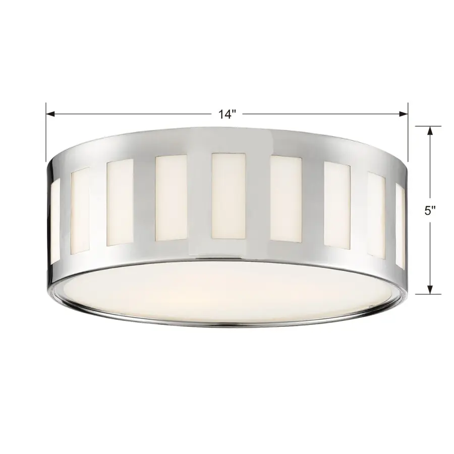 Kendal 14" Flush Mount in Black Forged - Image 21