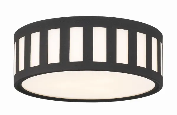 Kendal 14" Flush Mount in Black Forged - Image 9