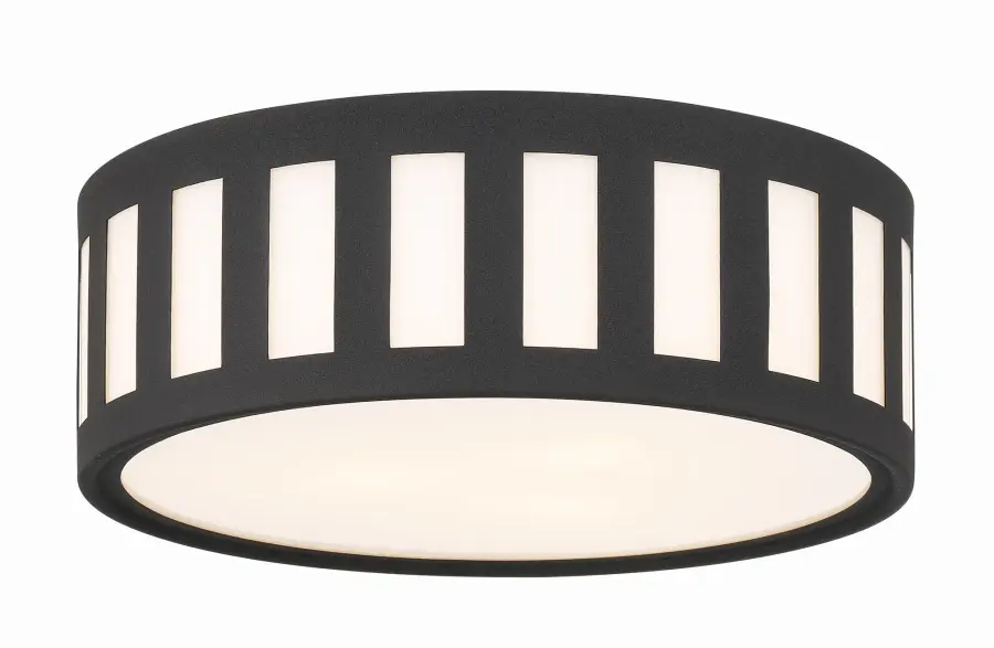 Kendal 14" Flush Mount in Black Forged - Image 9