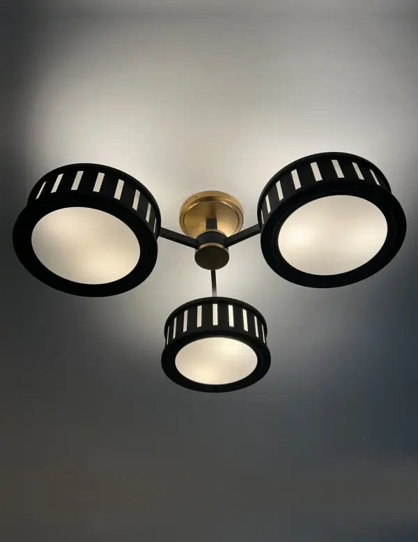 Kendal 29.25" Semi Flush Mount in Vibrant Gold - Image 6