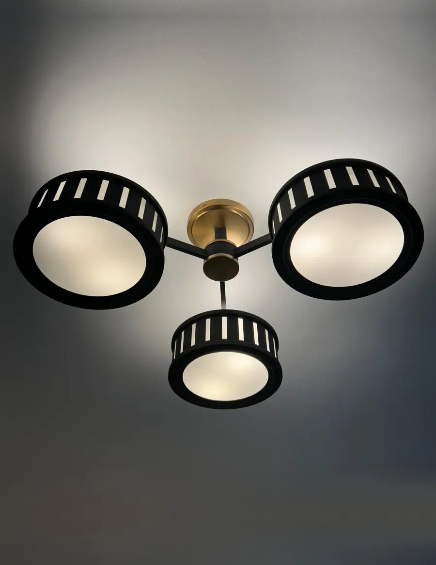 Kendal 29.25" Semi Flush Mount in Vibrant Gold - Image 6