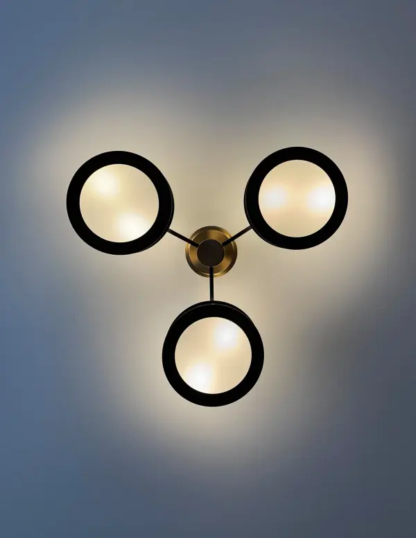 Kendal 29.25" Semi Flush Mount in Vibrant Gold - Image 7
