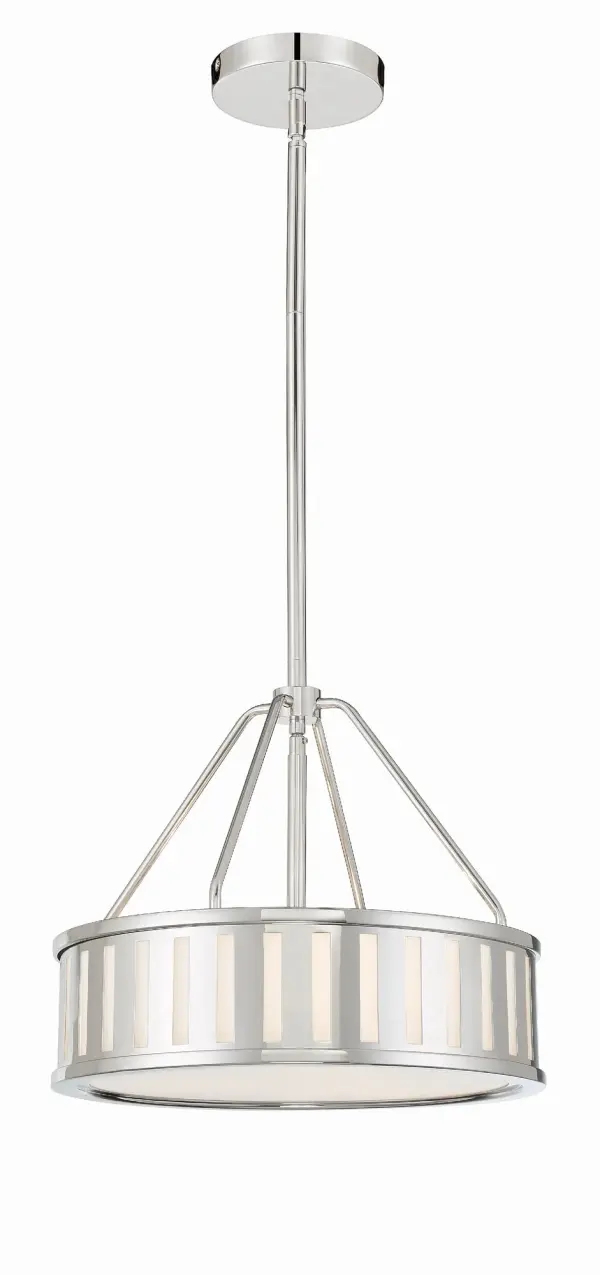 Kendal 15.5" Drum Chandelier in Black Forged - Image 14