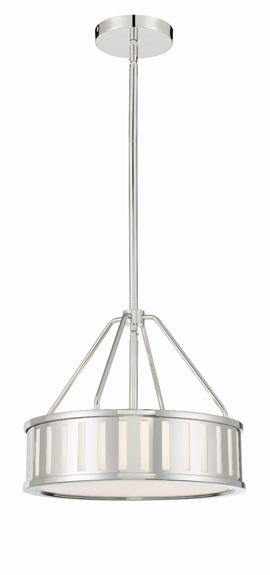 Kendal 15.5" Drum Chandelier in Black Forged - Image 14