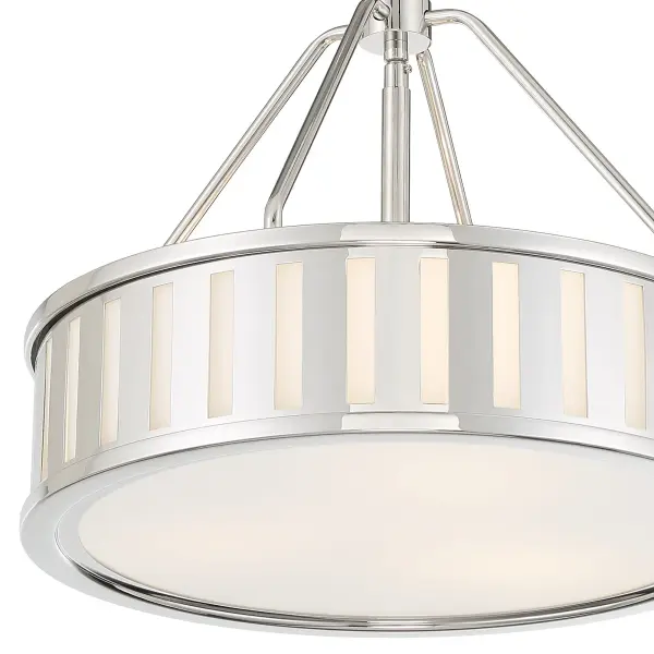 Kendal 15.5" Drum Chandelier in Black Forged - Image 16
