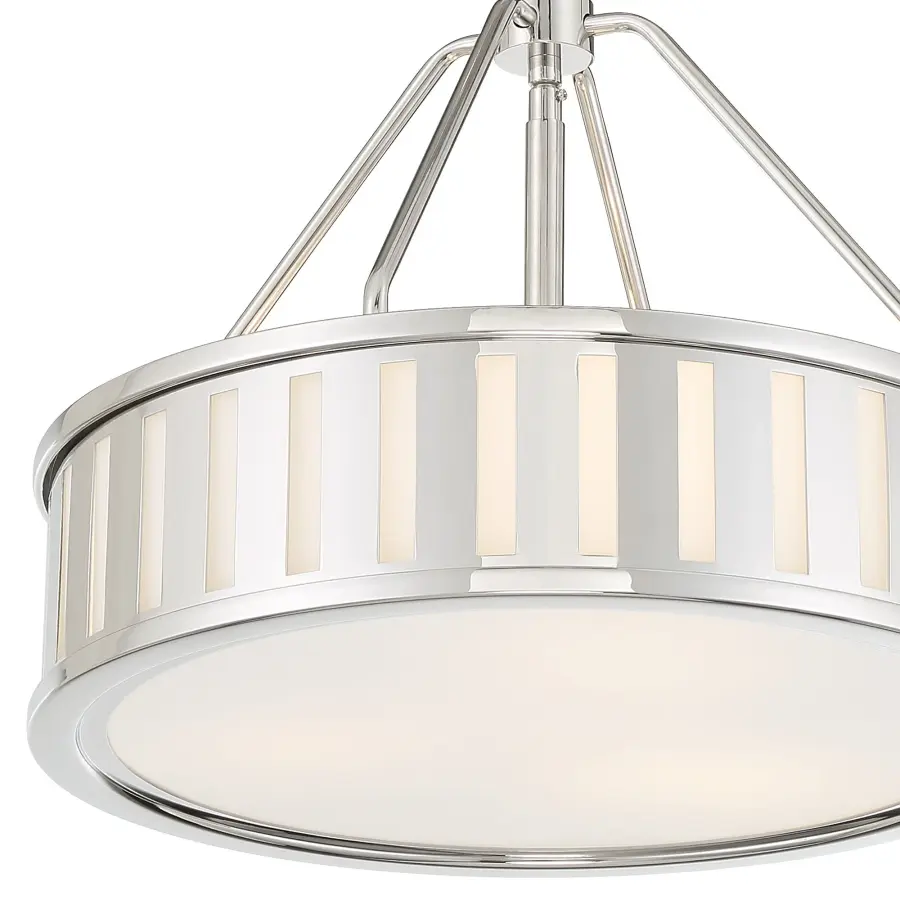 Kendal 15.5" Drum Chandelier in Black Forged - Image 16