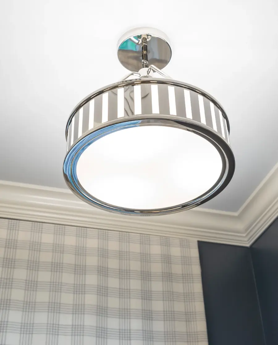 Kendal 15.5" Drum Chandelier in Black Forged - Image 18