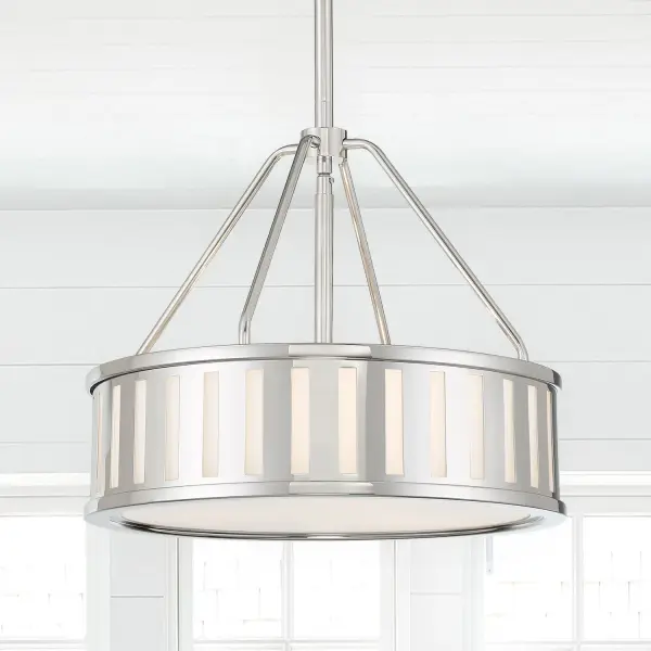 Kendal 15.5" Drum Chandelier in Black Forged - Image 19