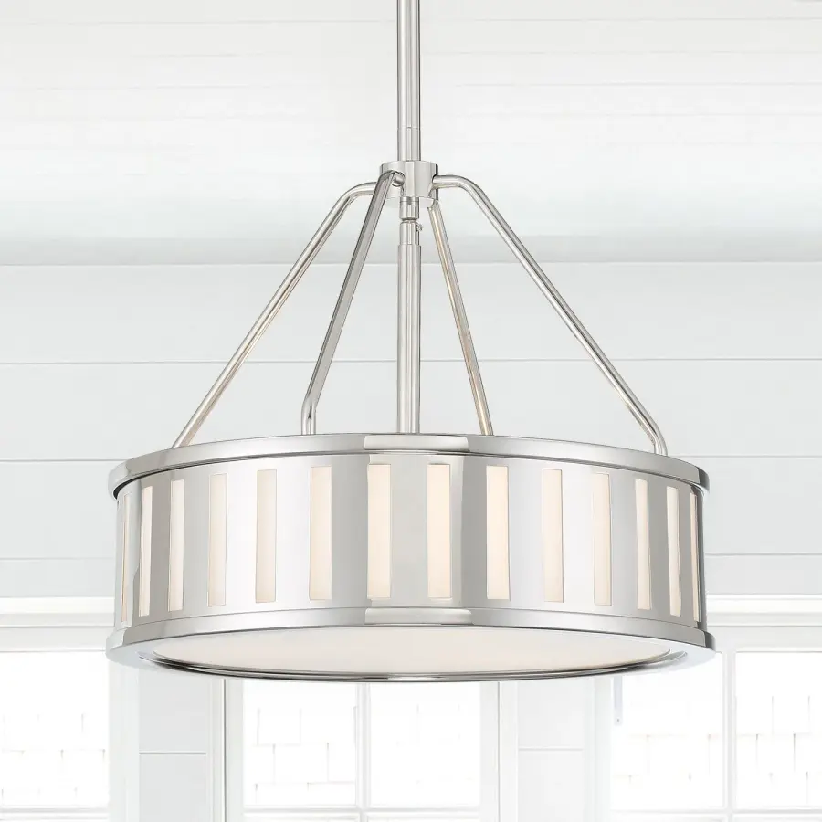 Kendal 15.5" Drum Chandelier in Black Forged - Image 19