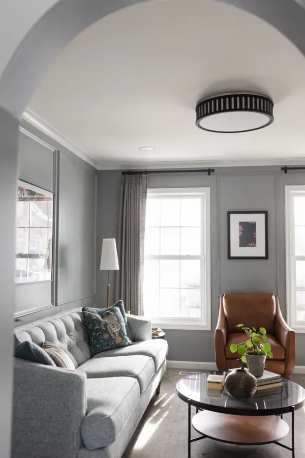Kendal 22.5" Flush Mount in Black Forged - Image 13