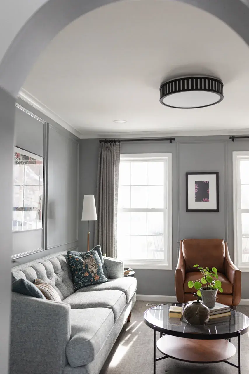Kendal 22.5" Flush Mount in Black Forged - Image 13