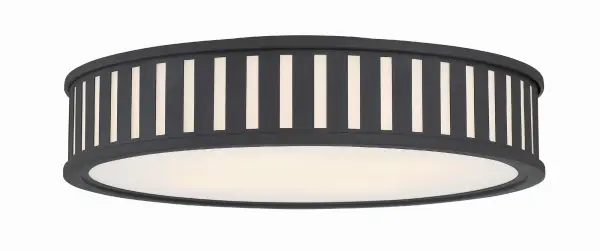 Kendal 22.5" Flush Mount in Black Forged - Image 8